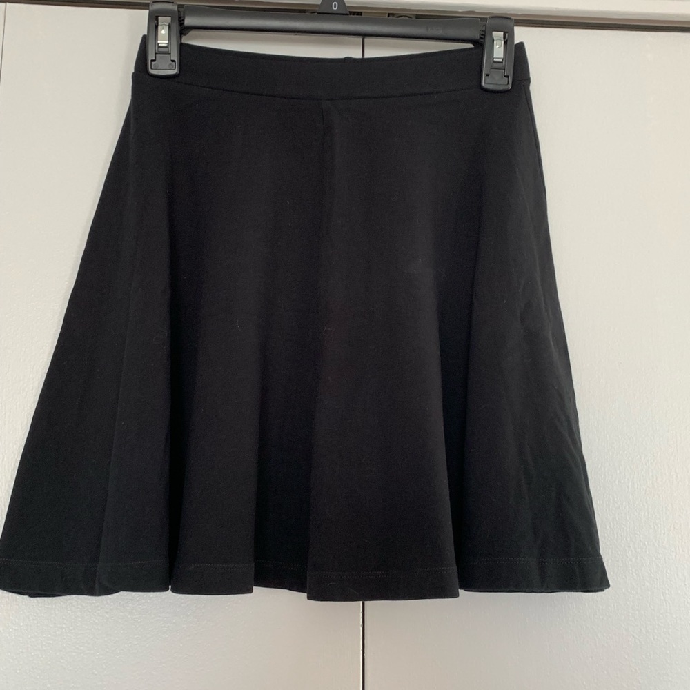Black Topshop Skater Skirt